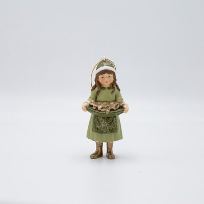 ΣΤΟΛΙΔΙ ΠΟΛΥΡΕΖΙΝ, ΚΟΡΙΤΣΑΚΙ, ΠΡΑΣΙΝΟ ΜΕ ΚΑΛΑΘΙ ΜΕ ΦΡΟΥΤΑ, 5.5x12cm (600-46930)