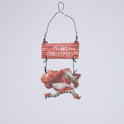 ΞΥΛΙΝΟ ΣΤΟΛΙΔΙ, ΑΓΙΟΣ ΒΑΣΙΛΗΣ ΜΕ ΣΑΚΟ, 0.4x9x13cm (600-46093)