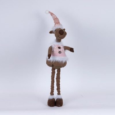 ΤΑΡΑΝΔΟΣ ΦΩΤΙΖΟΜΕΝΟΣ, ΜΕ ΡΟΖ ΣΚΟΥΦΟ, 26x11x72cm (600-43160)