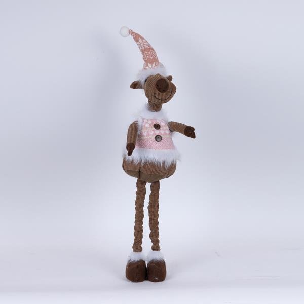 ΤΑΡΑΝΔΟΣ ΦΩΤΙΖΟΜΕΝΟΣ, ΜΕ ΡΟΖ ΣΚΟΥΦΟ, 26x11x72cm (600-43160)