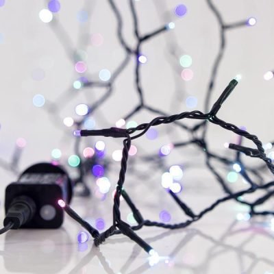 ΣΕΙΡΑ, 300 LED 3mm, 31V ΜΕΤΑΣΧΗΜΑΤΙΣΤΗ, 8 ΠΡΟΓΡΑΜΜΑΤΑ & ΜΝΗΜΗ, ΠΡΑΣΙΝΟ PVC ΚΑΛΩΔΙΟ, OPAL ΧΡΩΜΑΤΙΣΤΑ LED ΑΝΑ 5cm, ΠΡΟΕΚΤΑΣΗ ΠΑΡΟΧΗΣ 3m, ΙΡ44 (600-11547)