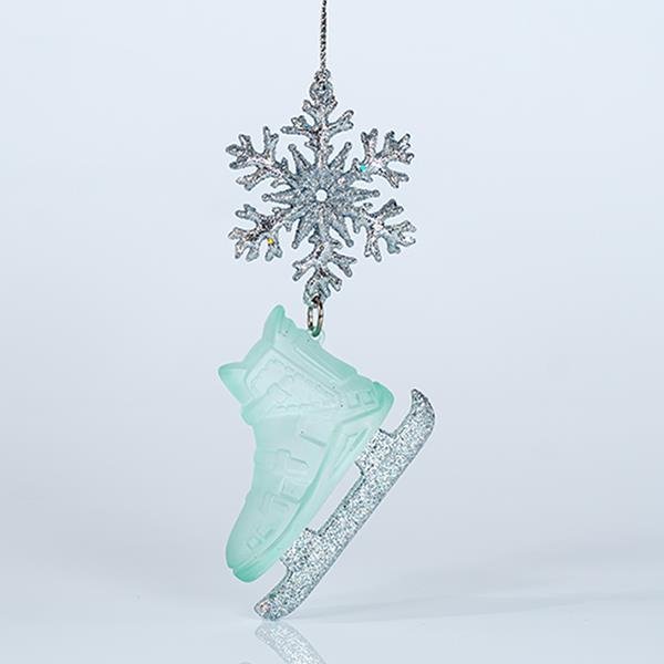 ΠΑΓΟΠΕΔΙΛΟ ΑΚΡΥΛΙΚΟ, ΜΕΝΤΑ, ΜΕ ΧΙΟΝΟΝΙΦΑΔΑ, 6,3x13cm (600-44620)