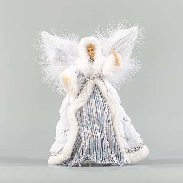 ΝΕΡΑΙΔΑ ΚΟΡΥΦΗ ΔΕΝΤΡΟΥ, ΛΕΥΚΗ ΜΕ ΑΣΗΜΙ, 28cm (600-44800)