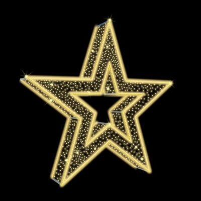 ΕΠΑΓΓΕΛΜΑΤΙΚΟ ΣΧΕΔΙΟ, ΑΣΤΕΡΙ 3D, 230V, ΘΕΡΜΗ ΛΕΥΚΗ LED ΦΩΤΟΣΩΛΗΝΑ, ΘΕΡΜΟ ΛΕΥΚΟ LED, 150x150x20cm, IP65 (600-23532)