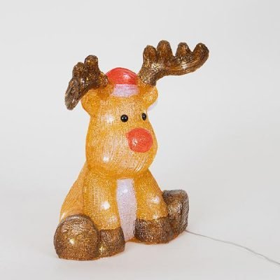 ΑΚΡΥΛΙΚΟ ΕΛΑΦΙ ΚΑΦΕ, 3,5V ΜΕΤΑΣΧΗΜΑΤΙΣΤΗ, 35 ΛΕΥΚΑ LED + 5 ΛΕΥΚΑ FLASH LED, ΠΡΟΕΚΤΑΣΗ ΠΑΡΟΧΗΣ 5m, 23x19x30cm, IP44 (600-40889)