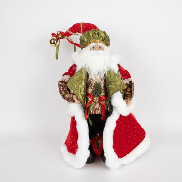 ΑΓΙΟΣ ΒΑΣΙΛΗΣ ΜΕ ΠΛΟΥΜΙΣΤΑ ΡΟΥΧΑ, 45.7cm (600-46476)