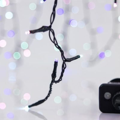 ΣΕΙΡΑ, 100 LED 3mm, 31V ΜΕΤΑΣΧΗΜΑΤΙΣΤΗ, 8 ΠΡΟΓΡΑΜΜΑΤΑ & ΜΝΗΜΗ, ΠΡΑΣΙΝΟ PVC ΚΑΛΩΔΙΟ, OPAL ΧΡΩΜΑΤΙΣΤΟ LED ΑΝΑ 5cm, ΠΡΟΕΚΤΑΣΗ ΠΑΡΟΧΗΣ 3m, ΙΡ44 (600-11507)