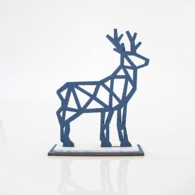 ΤΑΡΑΝΔΟΣ ΞΥΛΙΝΟΣ, ΜΕ ΡΑΦ ΒΕΛΟΥΔΟ, 19×24,5x6cm (600-43885)