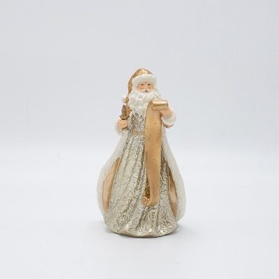 ΔΙΑΚΟΣΜΗΤΙΚΟ ΠΟΛΥΡΕΖΙΝ, ΑΓΙΟΣ ΒΑΣΙΛΗΣ ΜΕ ΛΙΣΤΑ ΔΩΡΩΝ, ΣΑΜΠΑΝΙ, 9x15cm (600-46947)