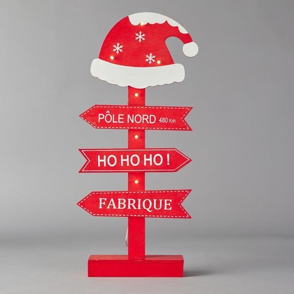 ΞΥΛΙΝΕΣ ΤΑΜΠΕΛΙΤΣΕΣ ΜΕ ΣΚΟΥΦΑΚΙ, ΦΩΤΙΖΟΜΕΝΟ, ΜΠΑΤΑΡΙΑΣ, 21*6*46cm,IP20 (600-41653)