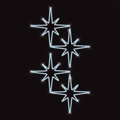 ΕΠΑΓΓΕΛΜΑΤΙΚΟ ΣΧΕΔΙΟ, ΕΠΙΣΤΗΛΙΟ, ΑΣΤΕΡΙΑ ΒΗΘΛΕΕΜ, ΛΕΥΚΗ LED ΦΩΤΟΣΩΛΗΝΑ, 160x90cm, IP65 (600-23418)