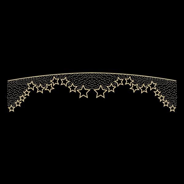 ΕΠΑΓΓΕΛΜΑΤΙΚΟ ΣΧΕΔΙΟ, ΓΙΡΛΑΝΤΑ, ΒΡΟΧΗ ΜΕ ΑΣΤΕΡΙΑ, 230V, ΘΕΡΜΗ ΛΕΥΚΗ LED ΦΩΤΟΣΩΛΗΝΑ, ΘΕΡΜΟ ΛΕΥΚΟ LED, 140x600, IP65 (600-23614)