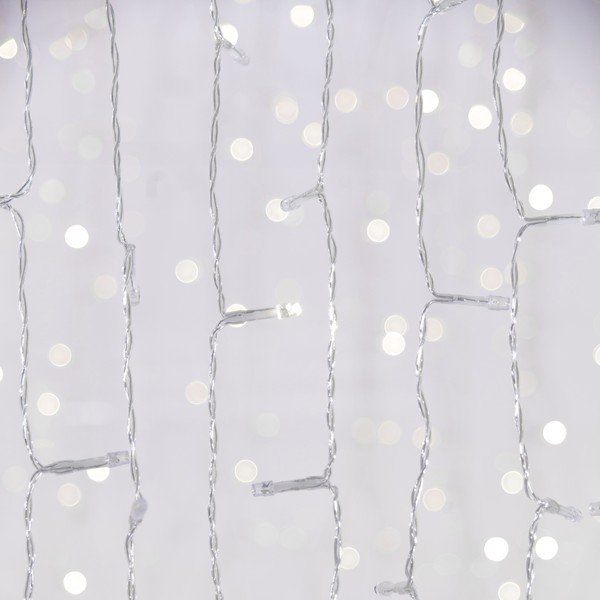 ΚΟΥΡΤΙΝΑ, 500 FLASH LED 5mm, 31V ΜΕΤΑΣΧΗΜΑΤΙΣΤΗ, 4 ΕΠΕΚΤΑΣΕΙΣ ΕΩΣ 3 ΣΕΤ, ΔΙΑΦΑΝΟ PVC ΚΑΛΩΔΙΟ, ΛΕΥΚΟ LED (H250 x L300cm, 20 ΣΕΙΡΕΣ x 25 LED), ΠΡΟΕΚΤΑΣΗ ΠΑΡΟΧΗΣ 3m, ΙΡ44 (600-02690)