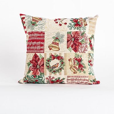 ΜΑΞΙΛΑΡΙ, ΜΠΕΖ ΜΕ ΧΡΙΣΤΟΥΓΕΝΝΙΑΤΙΚΑ ΜΟΤΙΒΑ, 45x45cm (600-45270)