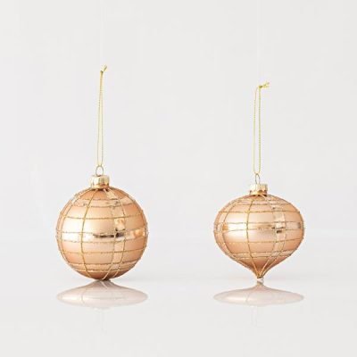 ΓΥΑΛΙΝΟ ΣΤΟΛΙΔΙ, ΣΑΜΠΑΝΙ, ΜΕ ΣΧΕΔΙΑ GLITTER, 2 ΣΧΗΜΑΤΑ, ΣΕΤ 4 ΤΜΧ, 8cm (600-45080)