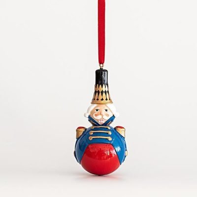 ΜΠΑΛΑ ΚΑΡΥΟΘΡΑΥΣΤΗΣ, ΚΟΚΚΙΝΗ-ΜΠΛΕ, 13cm (600-45448)