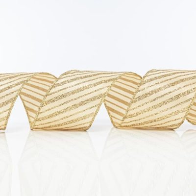 ΚΟΡΔΕΛΑ ΧΡΥΣΗ, ΜΕ ΧΡΥΣΑ GLITTER, 6,35cm, 10Y (600-41101)