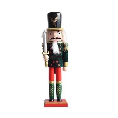 ΚΑΡΥΟΘΡΑΥΣΤΗΣ, ΜΑΥΡΟΣ-ΚΟΚΚΙΝΟΣ, ΜΕ ΣΠΑΘΙ, 30cm (600-44821)