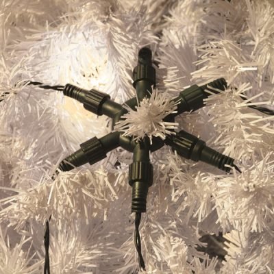 ΧΤΑΠΟΔΙ, 175 LED 3mm, 31V ΜΕΤΑΣΧΗΜΑΤΙΣΤΗ, ΠΡΑΣΙΝΟ PVC ΚΑΛΩΔΙΟ, ΘΕΡΜΟ ΛΕΥΚΟ LED ΑΝΑ 10cm (5 ΣΕΙΡΕΣ x 35 LED), ΠΡΟΕΚΤΑΣΗ ΠΑΡΟΧΗΣ 3m, ΙΡ44 (600-17631)