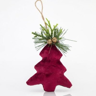 ΔΕΝΤΡΑΚΙ ΒΕΛΟΥΔΙΝΟ, ΚΟΚΚΙΝΟ, 9,5x14x3cm (600-43866)