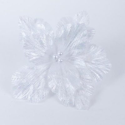 ΜΑΝΩΛΙΑ, ΛΕΥΚΗ ΙΡΙΔΙΖΟΥΣΑ, ΜΕ ΛΕΥΚΕΣ ΠΕΡΛΕΣ, 28cm (600-46203)