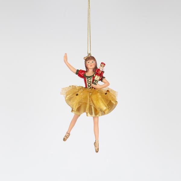 ΜΠΑΛΑΡΙΝΑ ΜΕ ΚΑΡΥΟΘΡΑΥΣΤΗ ΚΑΙ ΧΡΥΣΗ ΦΟΥΣΤΑ, 13cm (600-46468)