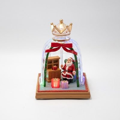 ΧΡΙΣΤΟΥΓΕΝΝΙΑΤΙΚΗ ΠΑΡΑΣΤΑΣΗ, ΣΤΕΜΜΑ, ΜΕ ΑΓΙΟ ΒΑΣΙΛΗ, ΦΩΤΙΖΟΜΕΝΟ, ΜΠΑΤΑΡΙΑΣ, 15.3x21cm (600-48099)