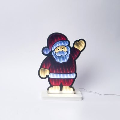 ΔΙΑΚΟΣΜΗΤΙΚΟ ΣΧΕΔΙΟ ΚΑΘΡΕΦΤΗΣ ΜΕ LED ΤΑΙΝΙΑ, 138 LED, ΑΓΙΟΣ ΒΑΣΙΛΗΣ 22×5.5x30cm, ΜΕΤΑΣΧΗΜΑΤΙΣΤΗ, ΧΡΩΜΑΤΙΣΤΟ LED, ΠΡΟΕΚΤΑΣΗ ΠΑΡΟΧΗΣ 3m, IP44 (600-48020)