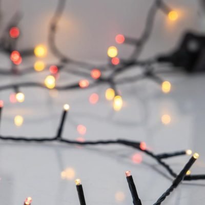 ΣΕΙΡΑ, 240 LED 3mm, 31V ΜΕΤΑΣΧΗΜΑΤΙΣΤΗ, 8 ΠΡΟΓΡΑΜΜΑΤΑ & ΜΝΗΜΗ, ΠΡΑΣΙΝΟ PVC ΚΑΛΩΔΙΟ, ΚΟΚΚΙΝΟ & ΘΕΡΜΟ ΛΕΥΚΟ LED (ΕΝΑΛΛΑΞ) ΑΝΑ 5cm, ΠΡΟΕΚΤΑΣΗ ΠΑΡΟΧΗΣ 3m, IP44 (600-13294)