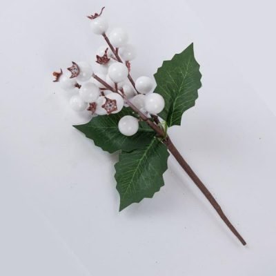 ΠΙΚΑΚΙ ΜΕ ΛΕΥΚΑ BERRIES, 21cm (600-46126)