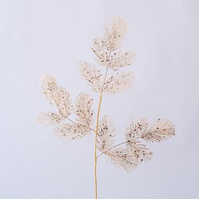 ΚΛΑΔΙ ΣΑΜΠΑΝΙ, ΜΕ GLITTER ΚΑΙ ΠΟΥΛΙΕΣ, 75cm (600-45338)