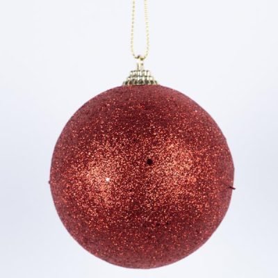 ΜΠΑΛΑ ΠΛΑΣΤΙΚΗ, ΚΟΚΚΙΝΗ, ΓΚΛΙΤΕΡ, ΣΕΤ 6ΤΜΧ, 8cm (TOP 120) (600-46520)