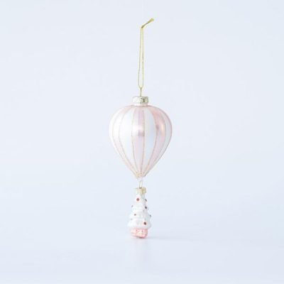 ΓΥΑΛΙΝΟ ΣΤΟΛΙΔΙ, ΛΕΥΚΟ-ΡΟΖ, ΑΕΡΟΣΤΑΤΟ, 7×15,5cm (600-45747)