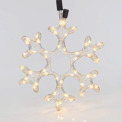 ΧΙΟΝΟΝΙΦΑΔΑ, 2m LED ΦΩΤΟΣΩΛΗΝΑΣ, ΜΟΝΟΚΑΝΑΛΟΣ, ΘΕΡΜΟ ΛΕΥΚΟ, 25x25cm, IP44 (600-20020)