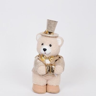 ΑΡΚΟΥΔΑΚΙ ΜΕ ΣΑΜΠΑΝΙ ΡΟΥΧΑ ΚΑΙ ΔΩΡΟ, 31cm (600-46716)