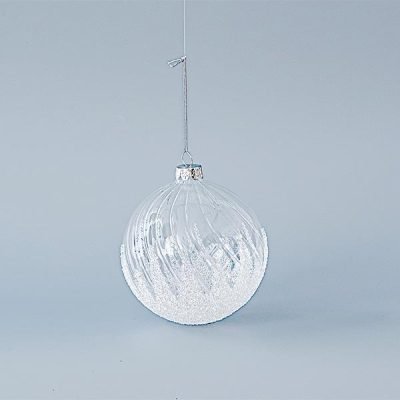 ΓΥΑΛΙΝΗ ΜΠΑΛΑ, ΔΙΑΦΑΝΗ, ΜΕ ΔΙΑΦΑΝΕΣ ΧΑΝΤΡΕΣ, ΣΕΤ 4ΤΜΧ, 10cm (600-45096)