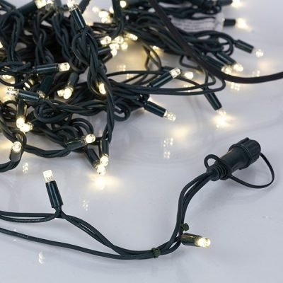 ΣΕΙΡΑ, 100 LED 5mm ΜΕ ΚΑΛΥΜΜΑ, 230V, 2 ΕΠΕΚΤΑΣΕΙΣ ΕΩΣ 9 ΣΕΤ, ΠΡΑΣΙΝΟ ΚΑΟΥΤΣΟΥΚ ΚΑΛΩΔΙΟ, DAYLIGHT LED ΑΝΑ 10cm, IΡ65 (ΧΩΡΙΣ ΠΡΟΕΚΤΑΣΗ ΠΑΡΟΧΗΣ) (600-09263)