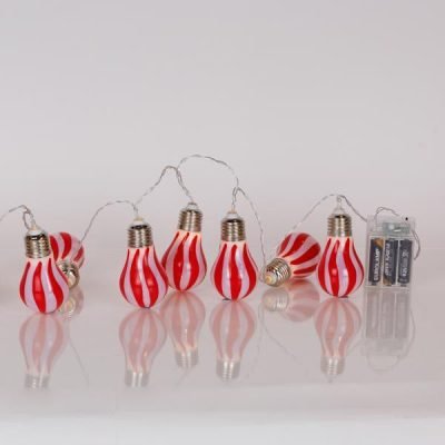 ΣΕΙΡΑ, 10 LED 5mm, ΚΟΚΚΙΝΗ & ΑΣΠΡΗ ΛΑΜΠΑ, ΜΠΑΤΑΡΙΑΣ 3xAA, ΧΡΟΝΟΔΙΑΚΟΠΤΗ, ΔΙΑΦΑΝΟ PVC ΚΑΛΩΔΙΟ, ΘΕΡΜΟ ΛΕΥΚΟ LED ΑΝΑ 15cm, ΠΡΟΕΚΤΑΣΗ ΠΑΡΟΧΗΣ 30cm, IP20 (600-03068)