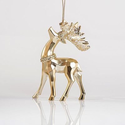 ΤΑΡΑΝΔΟΣ ΑΚΡΥΛΙΚΟΣ, ΜΑΤ ΧΡΥΣΟ, ΜΕ GLITTER, 7×11,6cm (600-44650)