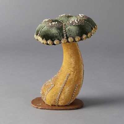 ΒΕΛΟΥΔΙΝΟ ΜΑΝΙΤΑΡΙ, ΠΡΑΣΙΝΟ, ΜΕ ΓΚΛΙΤΕΡ, 15x15x23cm (600-44425)