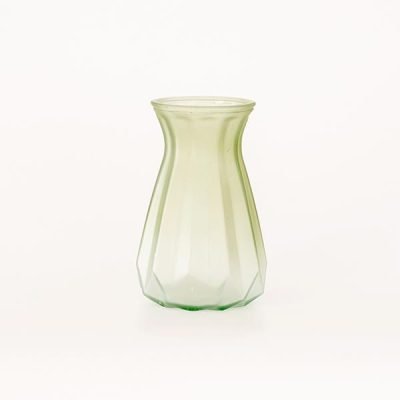 ΓΥΑΛΙΝΟ ΒΑΖΟ, ΜΑΤ ΠΡΑΣΙΝΟ, 9,5×11,5x18cm (600-45483)