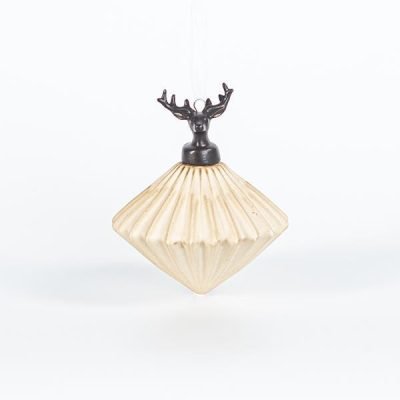 ΑΝΑΓΛΥΦΟ ΣΤΟΛΙΔΙ ΠΟΡΣΕΛΑΝΙΝΟ, ΚΡΕΜΜΥΔΙ, ΠΑΛΑΙΩΜΕΝΟ ΛΕΥΚΟ ΜΕ ΤΑΡΑΝΔΟ, 1ΤΜΧ, 8cm (600-44852)