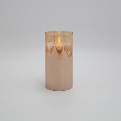 ΚΕΡΙ ΜΠΑΤΑΡΙΑΣ ΜΕ ΚΙΝΗΣΗ ΣΤΗ ΦΛΟΓΑ, ΜΕ ΓΥΑΛΙ, ΜΕΛΙ, ΜΕ ΧΡΟΝΟΔΙΑΚΟΠΤΗ, 7,5x15cm (147-15127)