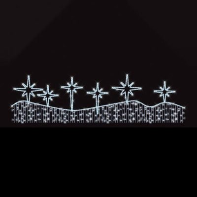 ΕΠΑΓΓΕΛΜΑΤΙΚΟ ΣΧΕΔΙΟ ΓΙΡΛΑΝΤΑ ΑΛΟΥΜΙΝΙΟΥ ΜΕ ΑΣΤΕΡΙΑ ΒΗΘΛΕΕΜ, ΛΕΥΚΗ LED ΦΩΤΟΣΩΛΗΝΑ, ΛΕΥΚΟ LED, 130x600cm, IP65 (600-23430)