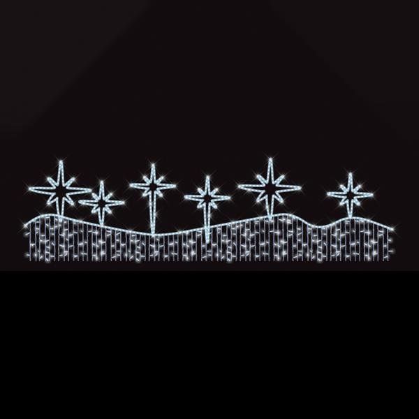 ΕΠΑΓΓΕΛΜΑΤΙΚΟ ΣΧΕΔΙΟ ΓΙΡΛΑΝΤΑ ΑΛΟΥΜΙΝΙΟΥ ΜΕ ΑΣΤΕΡΙΑ ΒΗΘΛΕΕΜ, ΛΕΥΚΗ LED ΦΩΤΟΣΩΛΗΝΑ, ΛΕΥΚΟ LED, 130x600cm, IP65 (600-23430)