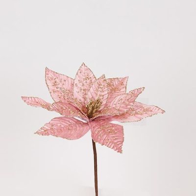 ΛΟΥΛΟΥΔΙ ΡΟΖ, ΜΕ ΣΑΜΠΑΝΙ ΧΑΝΤΡΕΣ, 27x15cm (600-47504)