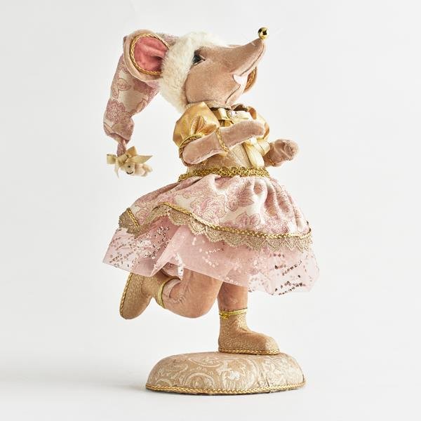 ΚΥΡΙΑ ΠΟΝΤΙΚΙ, ΜΕ ΡΟΖ ΡΟΥΧΑ, 30x27x57cm (600-44075)