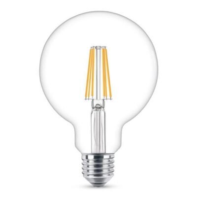ΛΑΜΠΑ G95 FILAMENT 7,2W 1521LM Ε27 4000K 220-240V CLEAR (147-78368)