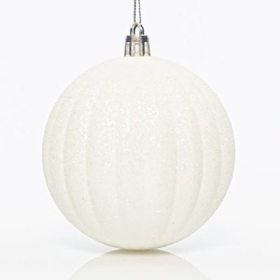 ΠΛΑΣΤΙΚΗ ΜΠΑΛΑ, ΛΕΥΚΗ ΑΝΑΓΛΥΦΗ, ΣΕΤ 6 ΤΜΧ, 8cm (600-42732)