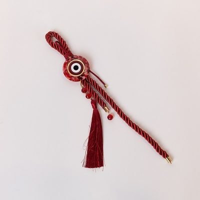 ΚΡΕΜΑΣΤΟ ΓΟΥΡΙ, ΚΟΚΚΙΝΟ, ΜΕ ΧΡΥΣΕΣ ΛΕΠΤΟΜΕΡΕΙΕΣ ΚΑΙ ΜΑΤΙ, 38cm (600-46621)